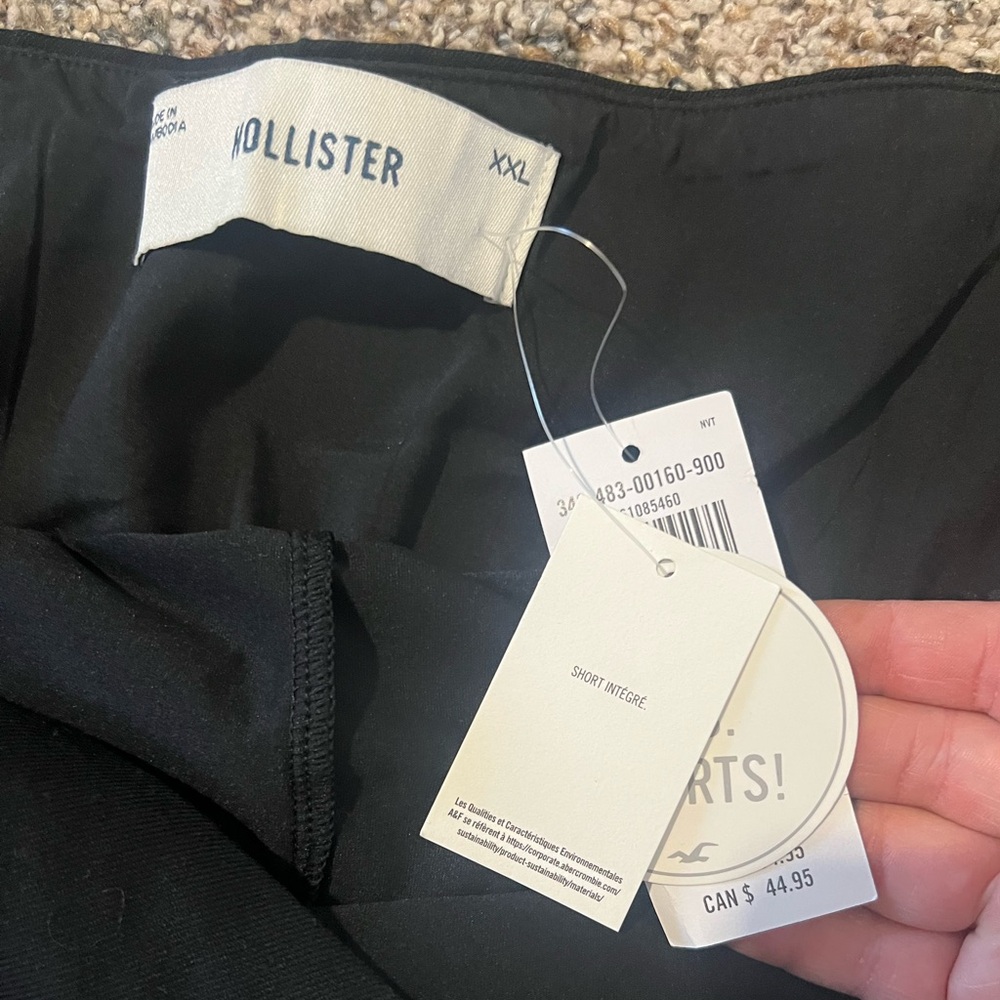 Hollister Black A-Line Bubble Skort - Picture 3 of 4